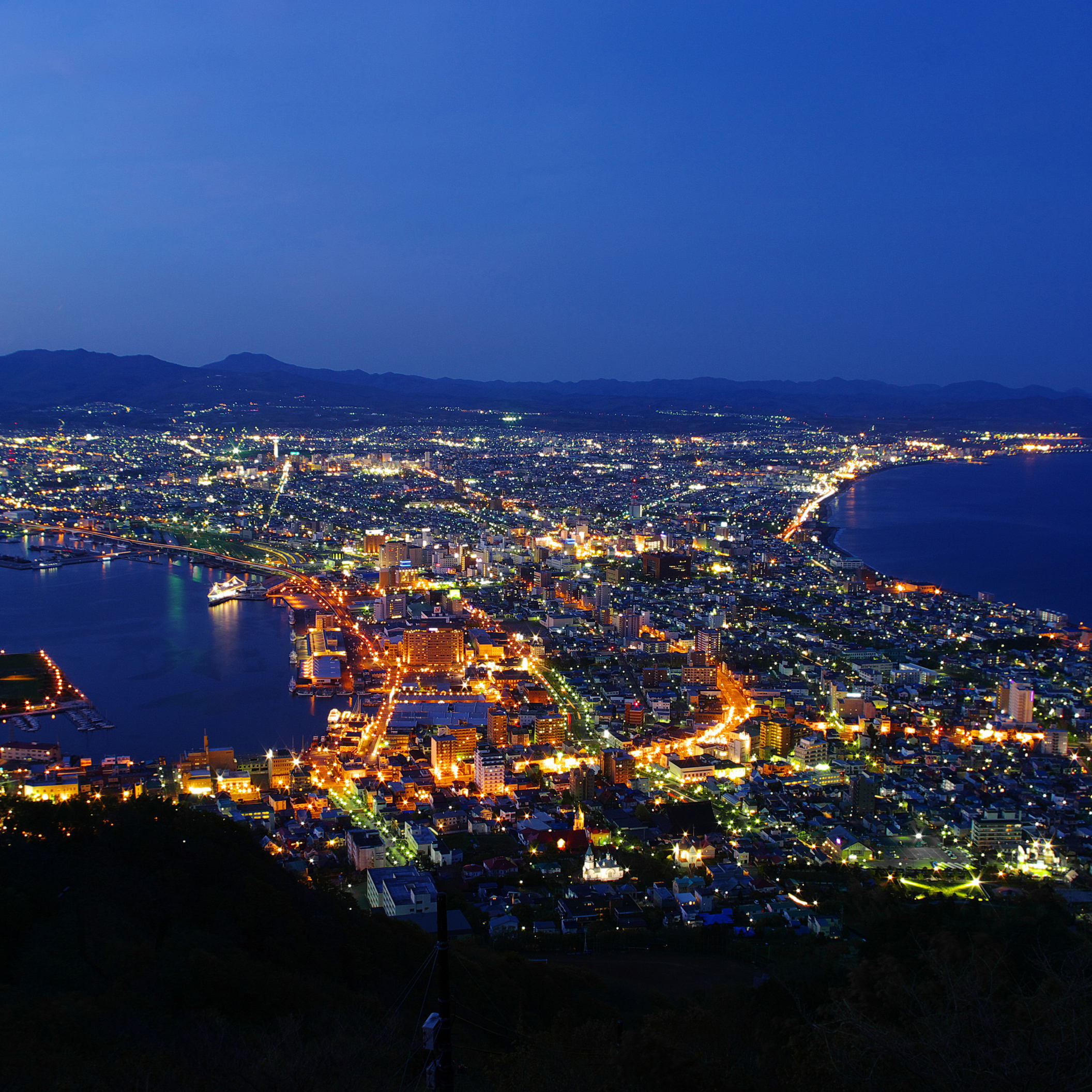 世界三大夜景 函館山