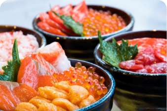 海鮮丼(二条市場・場外市場)