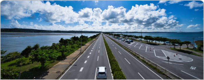 沖縄本島・中部 海中道路