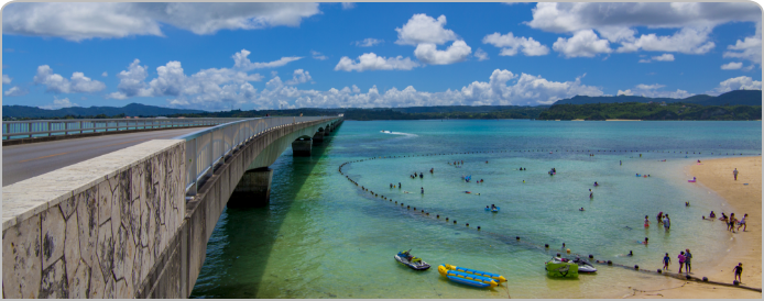 沖縄本島・北部 古宇利大橋（こうりおおはし