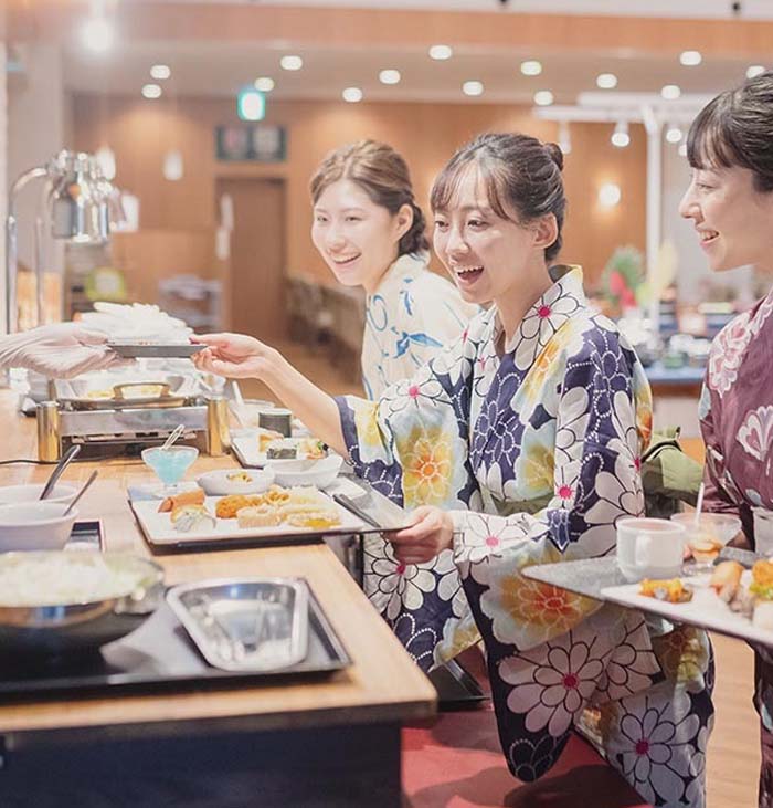 バラエティ豊かなバイキング