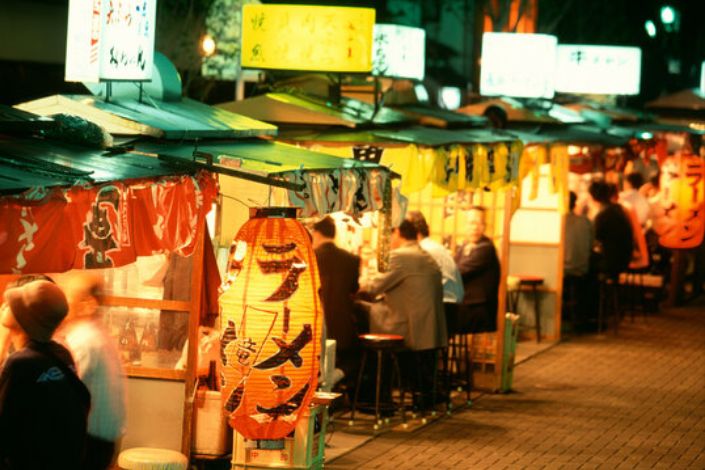 福岡の中州や天神エリアの屋台