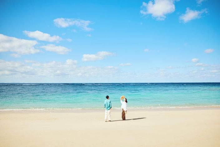 沖縄本島読谷村のニライビーチ