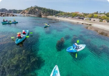 達者海岸シーカヤック体験