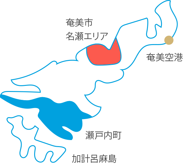 奄美大島MAP